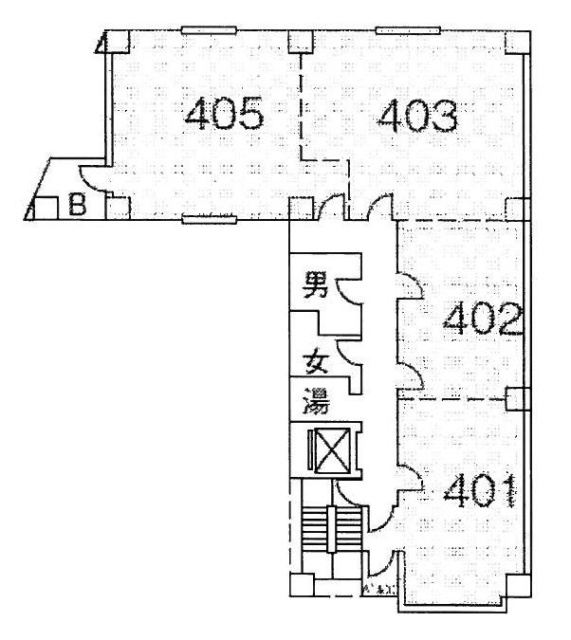 山萬ビル403-405 間取り図