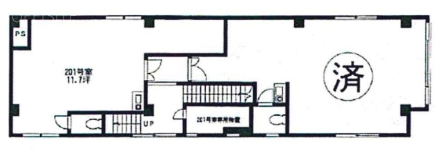 北川ビル201 間取り図