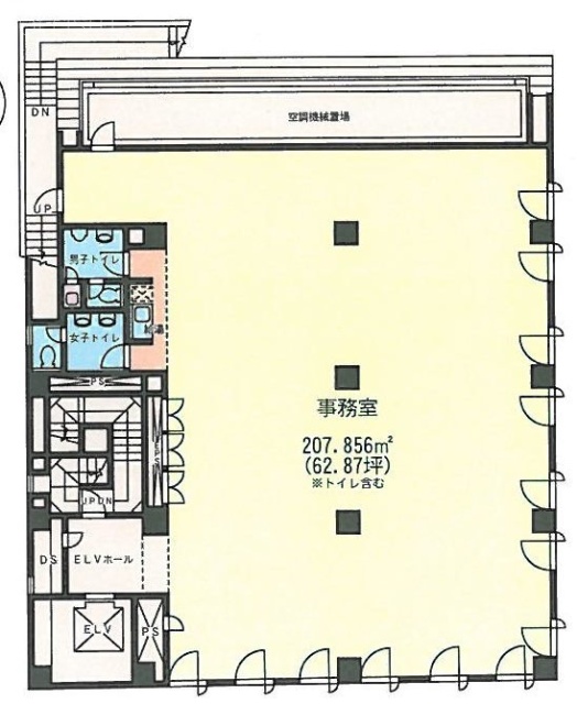 ローズベイ新宿ビル4F 間取り図