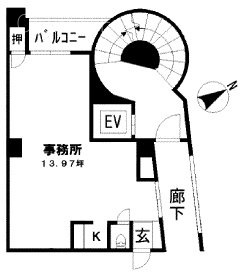 コーポクローバ瀬尾901 間取り図