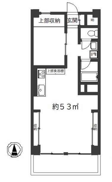 秀和代官山レジデンス110 間取り図