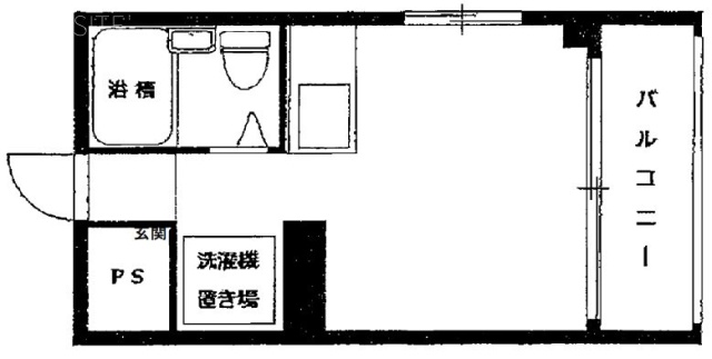 誠心Ⅱビル502 間取り図