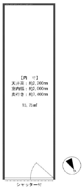横山ビル1F 間取り図