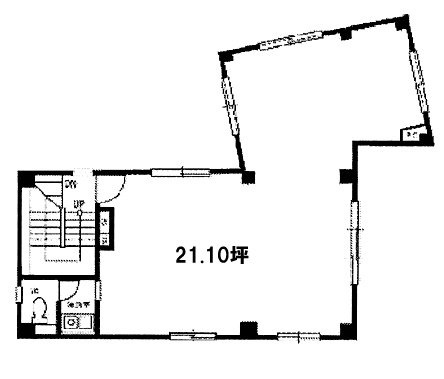 新橋フービル2F 間取り図