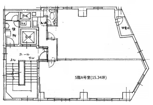 虎ノ門興業ビルA 間取り図