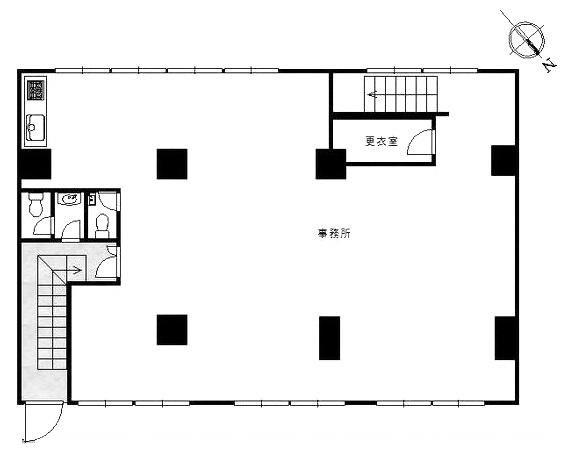 第2共同ビル2F 間取り図