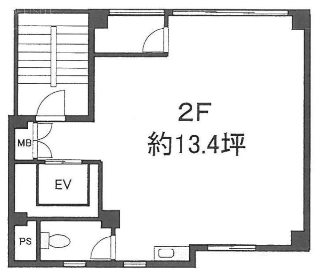 光田ビル2F 間取り図