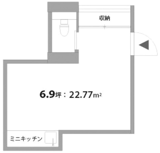 表参道393ビルB 間取り図