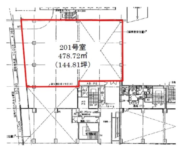 コアーズビル201 間取り図