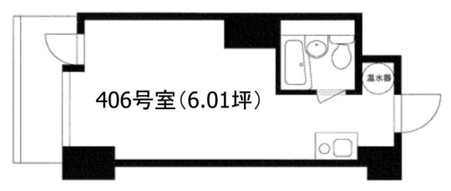 ニューライフ恵比寿406 間取り図