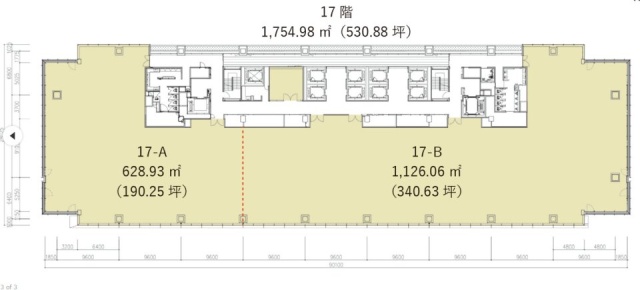 渋谷ソラスタB 間取り図