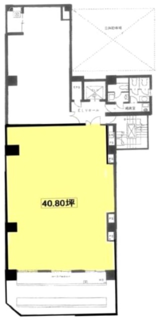 ラ・パシフィックビルB801 間取り図