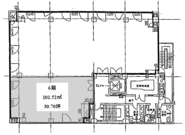 関内駅前マークビル6F 間取り図