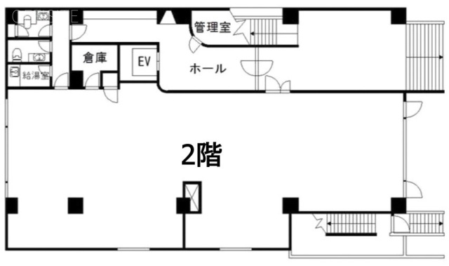 GOWA富岡2F 間取り図