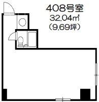 ワコーレ新宿第一ビル408 間取り図