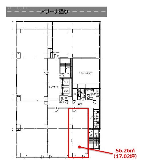 クレシェンドビル4F 間取り図