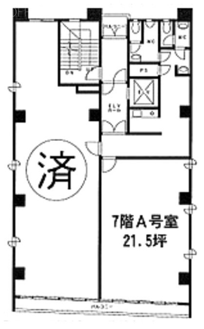 フレンドビルA 間取り図