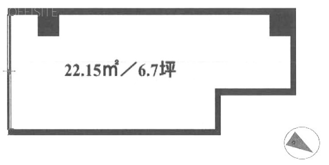 プランタン月島ビル101 間取り図