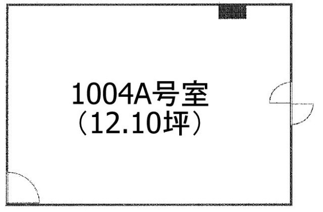 ストークタワー大通り公園Ⅲ1004A 間取り図