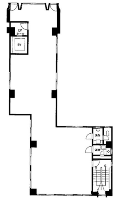 虎ノ門川村ビル3F 間取り図