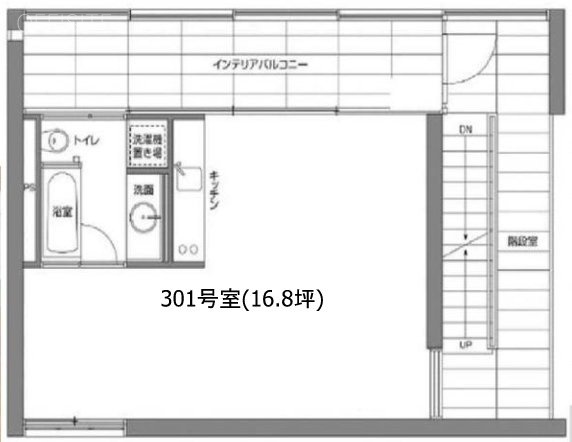 OPERA南青山ビル301 間取り図