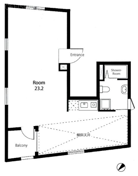LAPIS(ラピス)ビル701 間取り図