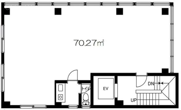 浅草寿ビル3F 間取り図