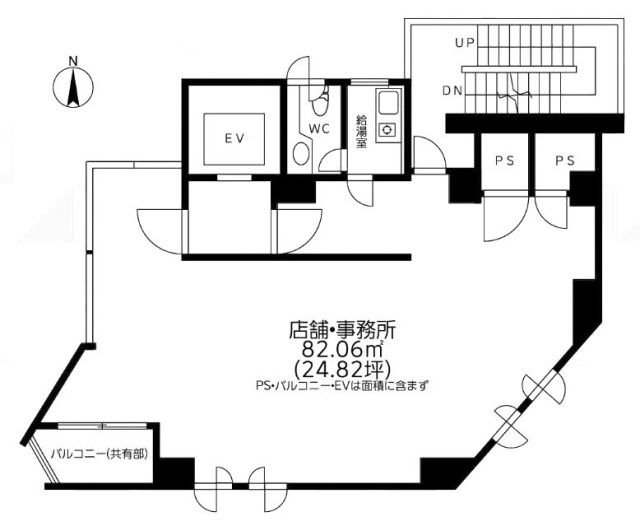 西麻布SDビル6F 間取り図