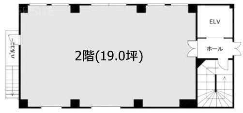 松濤ビル2F 間取り図