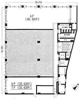 FI(エフアイ)ビル6F 間取り図