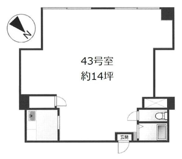 七福ビル43 間取り図