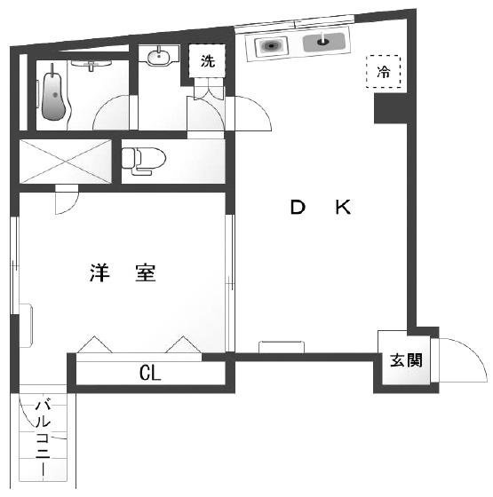 エストマニヴィア301 間取り図