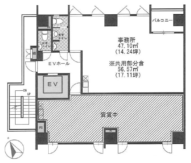 エルピスビル401 間取り図