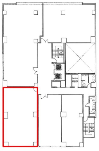 クレシェンドビル6F 間取り図