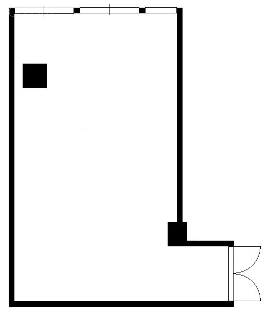 城辺橋ビルE 間取り図