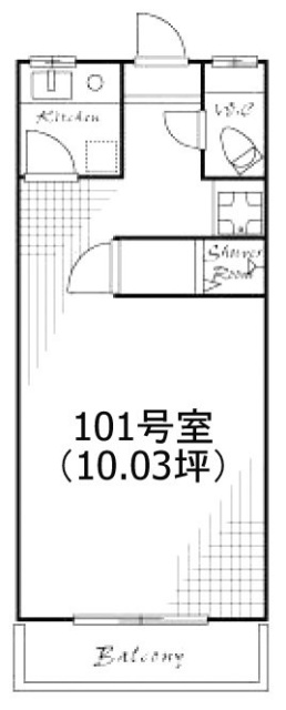 渋谷Eアドレス101 間取り図