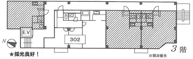 プライムハウス302 間取り図