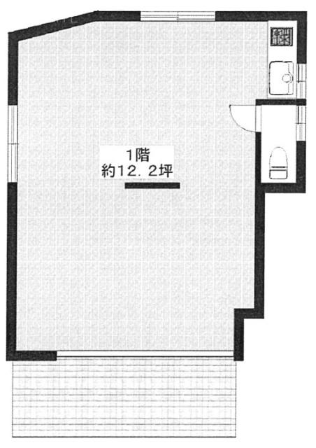 HフィールドⅡビル1F 間取り図