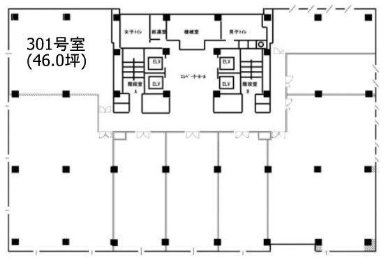 KRCビル301 間取り図