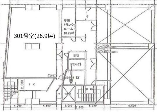 セントヒルズ代々木301 間取り図