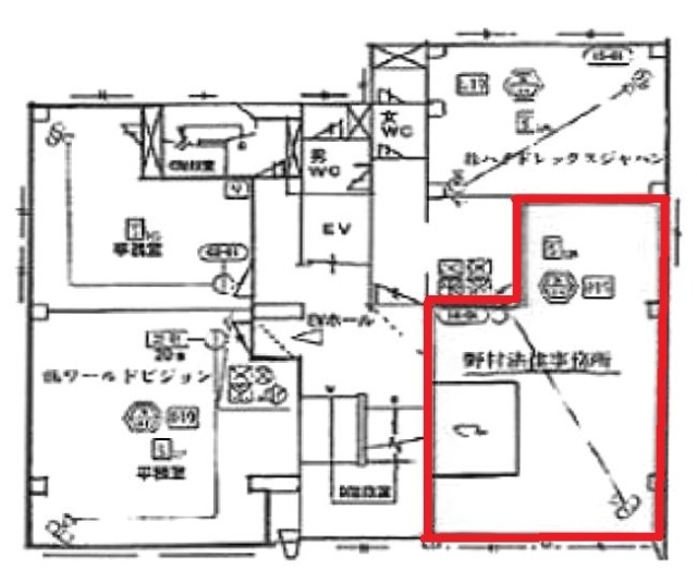 医療ビル4F 間取り図