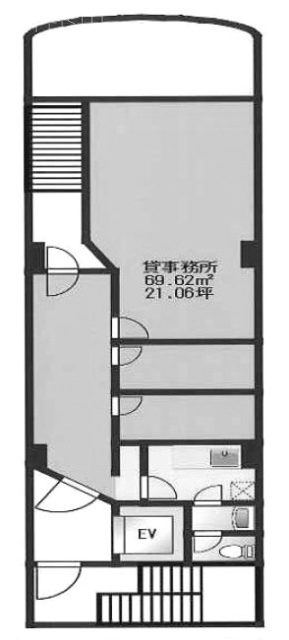 平文社ビル2F 間取り図