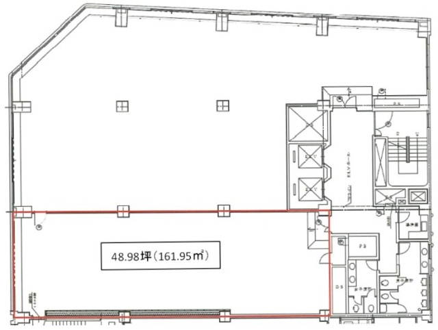 兜町偕成ビル本館502 間取り図