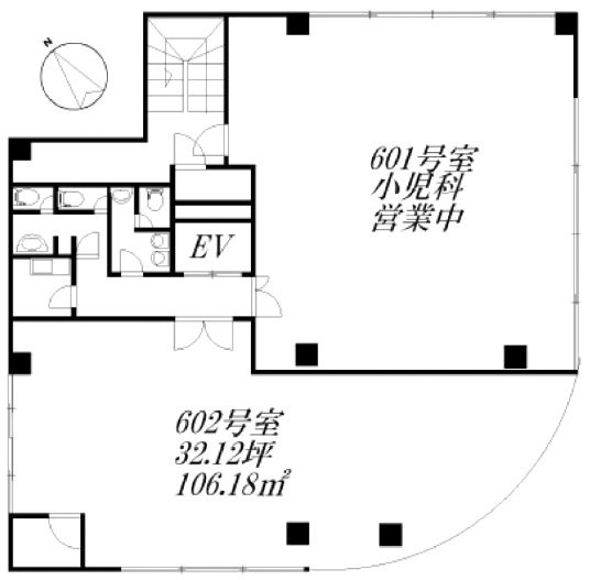 リョービビル602 間取り図