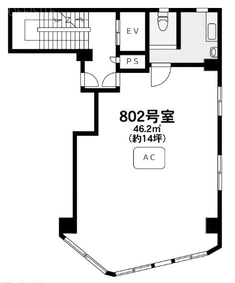 寿ビル802 間取り図