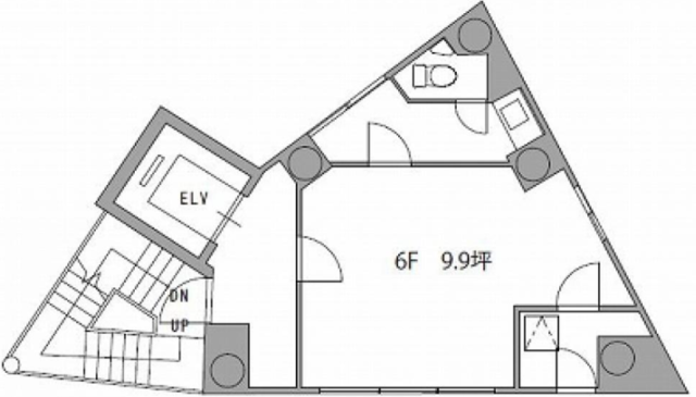 NO.R吉祥寺6F 間取り図