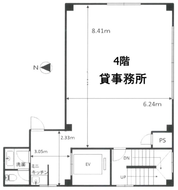 東陽大経ビル4F 間取り図