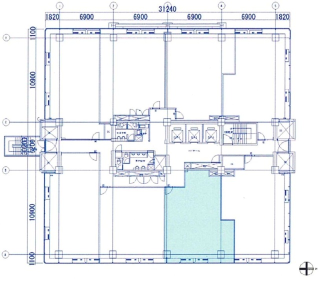 西麻布六本木通ビル10F 間取り図