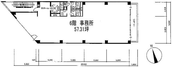 セロンビル6F 間取り図