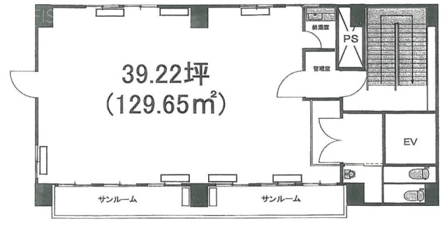 一番町KKビル9F 間取り図